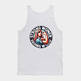 Strong women strong world Tank Top